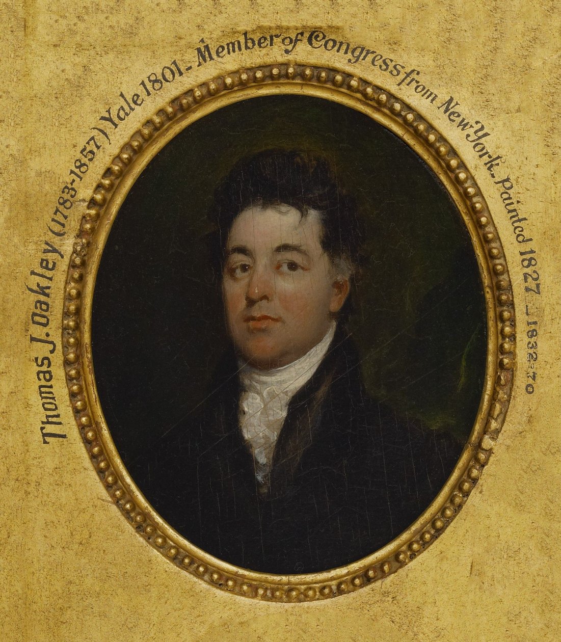トマス・ジャクソン・オークリー（1783-1857）、B.A. 1801 作： ジョン・トランブル