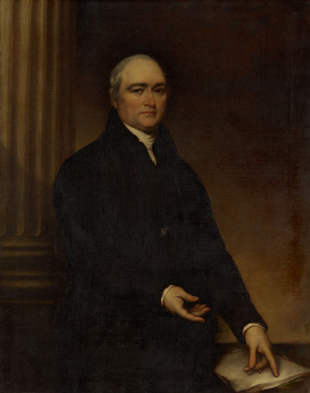 ティモシー・ドワイト（1752-1817）、1769年文学士、1772年文学修士 作： ジョン・トランブル