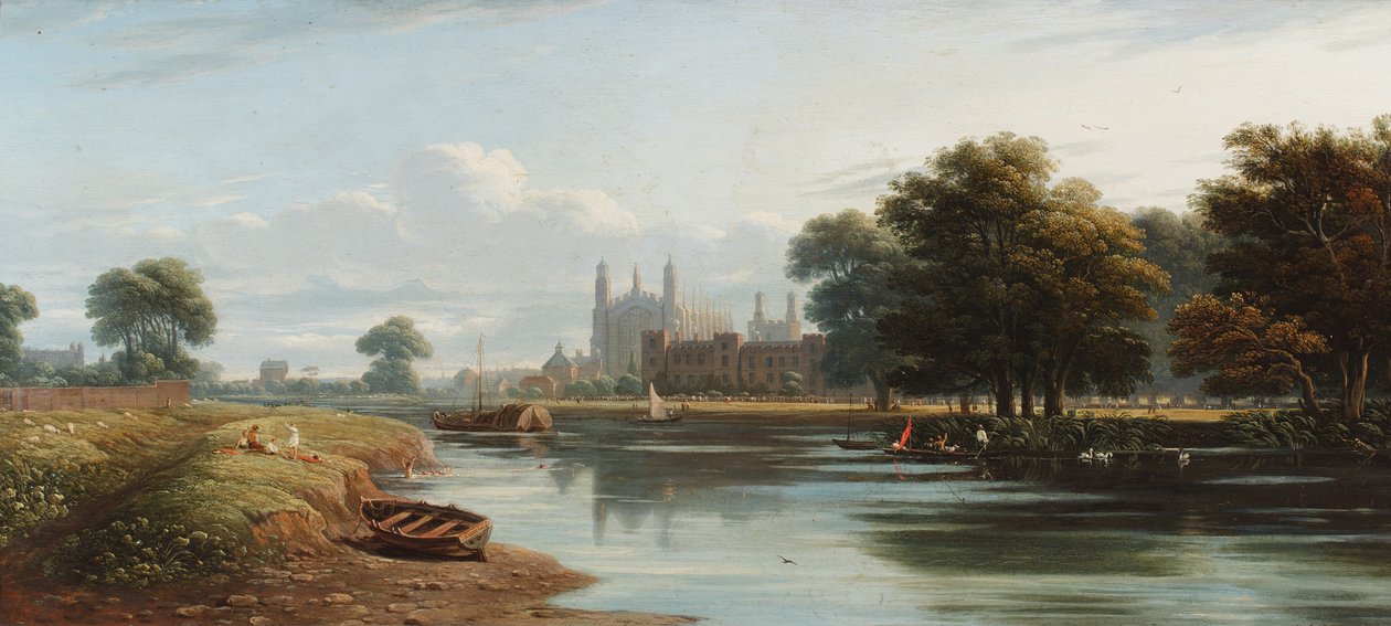 テムズ川からのイートン 作： ジョン・バーリー