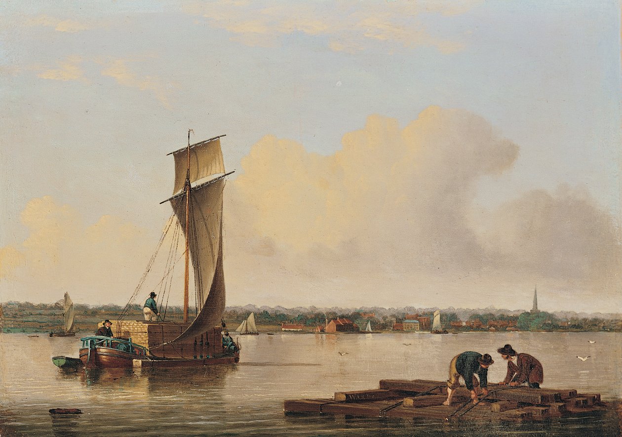 1820年代後半、パネルに油彩。 作： ジョン・ウォード