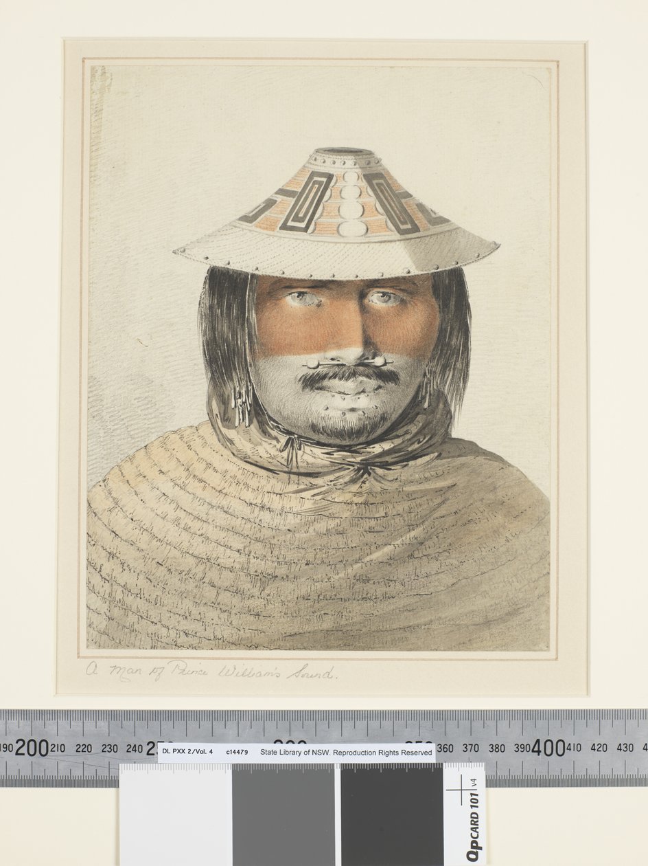 F.26ウィリアム王子の音の男、c.1773-84（水彩） 作： ジョン・ウェバー