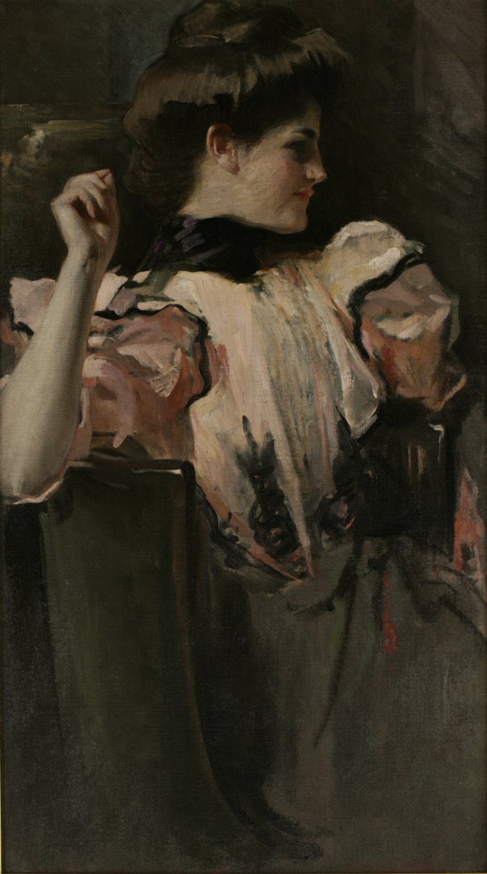 若い女の子、1902年頃 作： ジョン・ホワイト・アレキサンダー