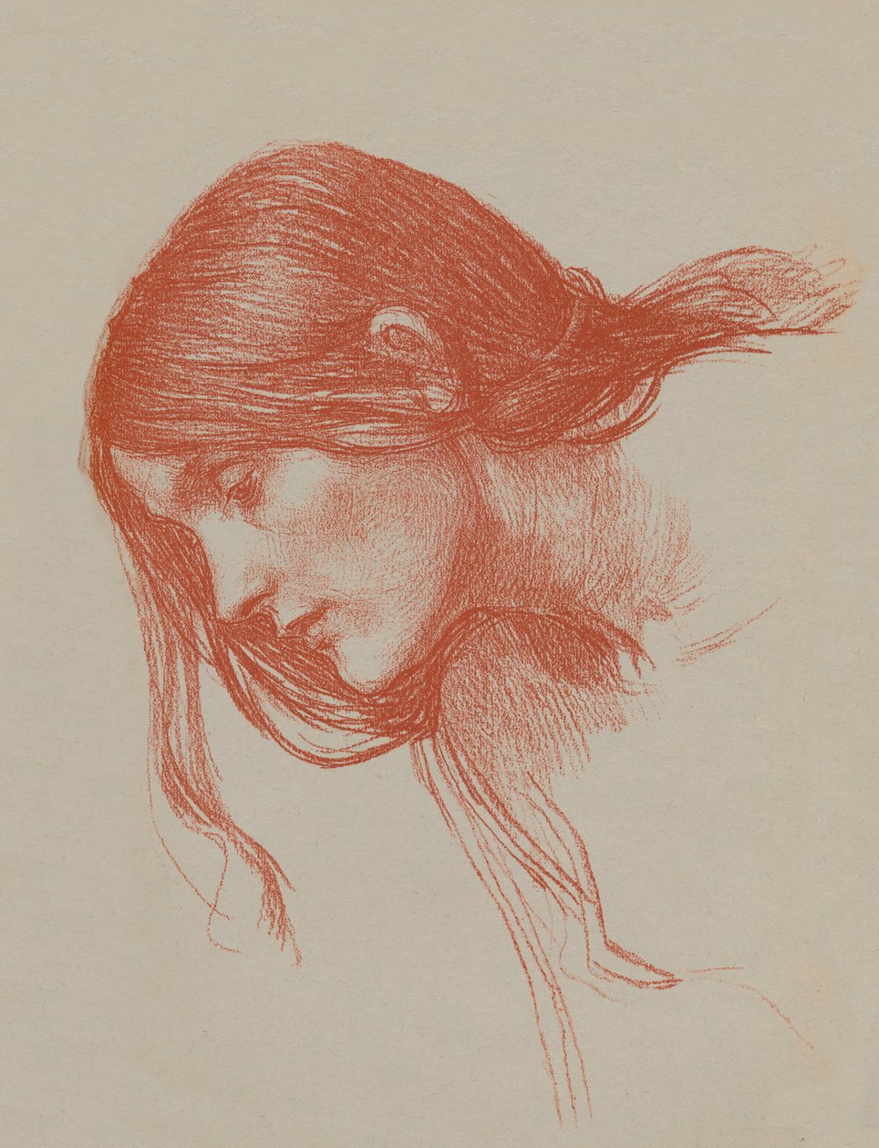 Phyllis and Demophoon Study、c1897 作： ジョン・ウィリアム・ウォーターハウス