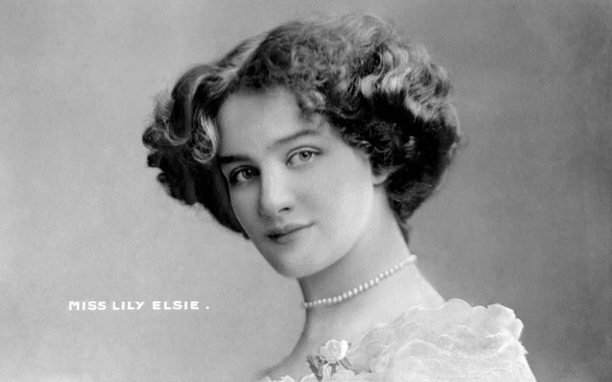 リリー・エルシー 1886年～1962年、英国の女優、20世紀初頭。 作： ジョンストンとホフマン