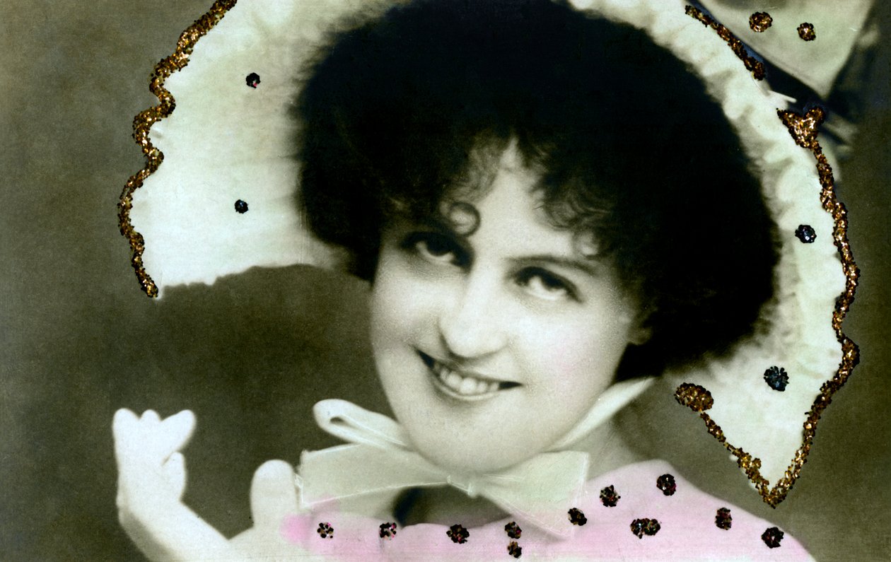 マリー・スタッドホルム 1875～1930年、英国の女優、1906年。 作： ジョンストンとホフマン