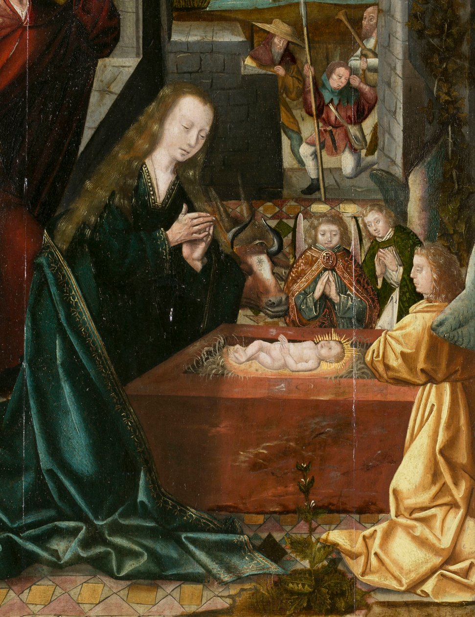 ベツレヘムのトリプティク、1540年頃（木に絵を描く） 作： Joos van（attr。To）Cleve