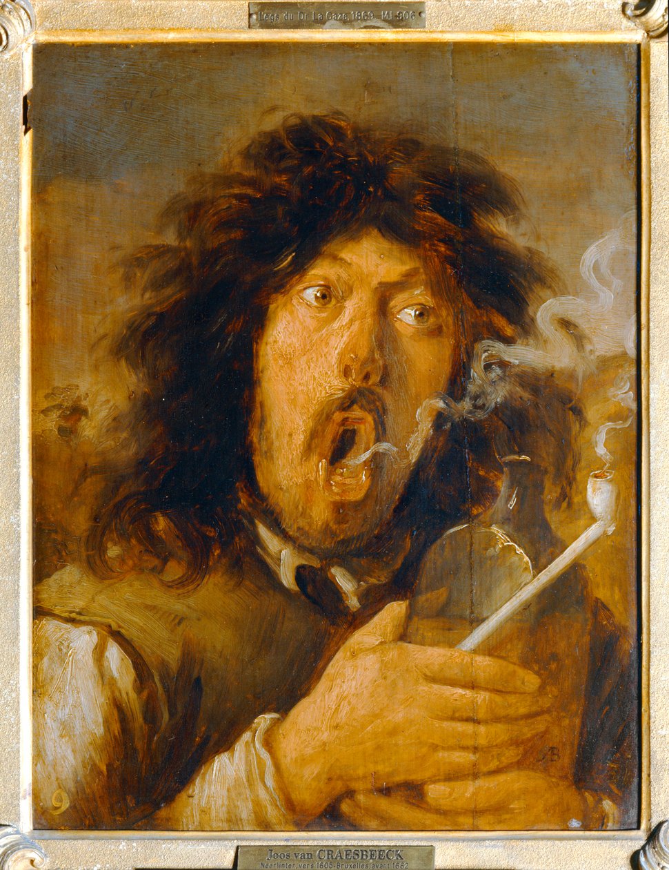 Le Fumeur - 喫煙者... 作： ジョース・ファン・クレーズベック