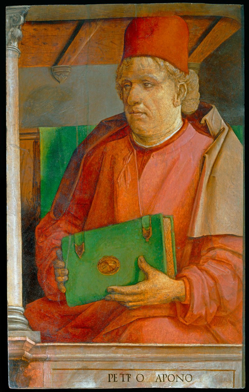 ピエトロ・ダバーノ、イタリアの哲学者、医師... 作： ヨース・ファン・ゲント (fl.1460-75)