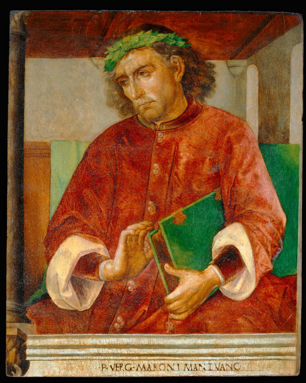 バージル、ローマの詩人... 作： ヨース・ファン・ゲント (fl.1460-75)