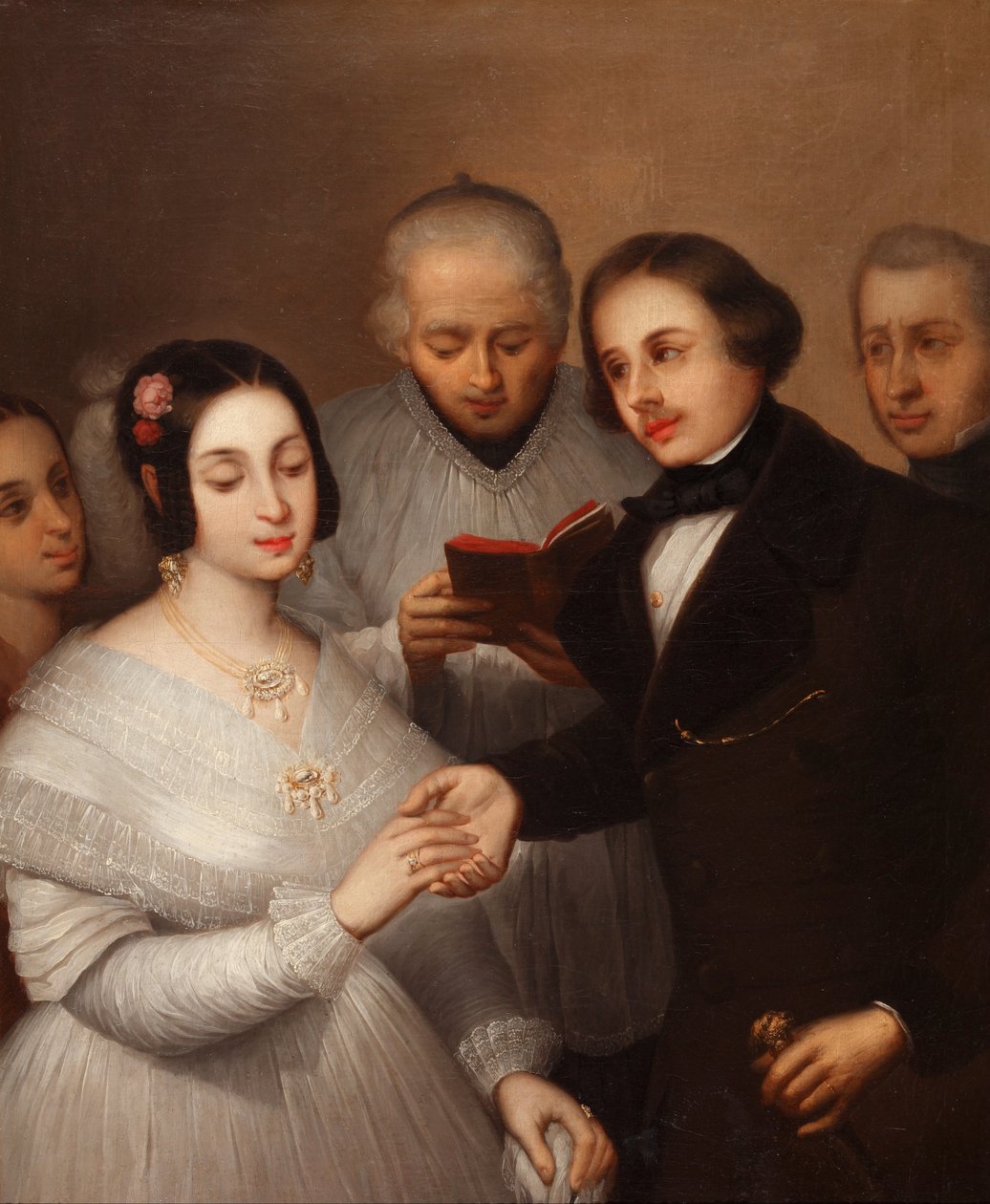 1830年の結婚式 作： ホセ・グティエレス・デ・ラ・ベガ