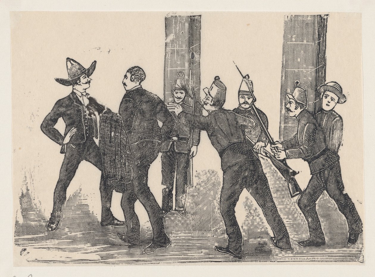 ジーザス ブルーノ マルティネスの処刑, 1892., 1892. 作： ホセ・グアダルーペ・ポサダ