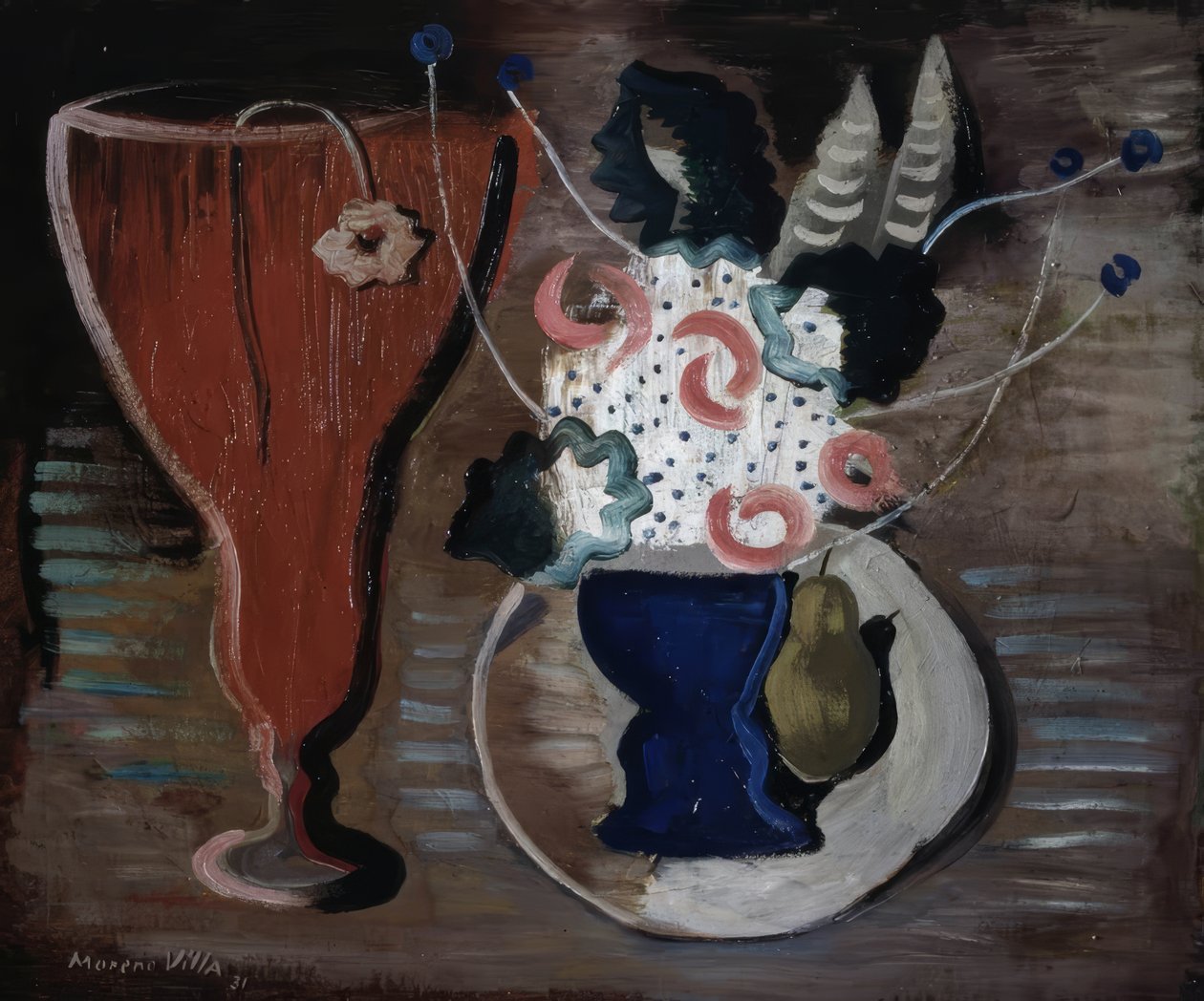 花瓶とコップ 作： 