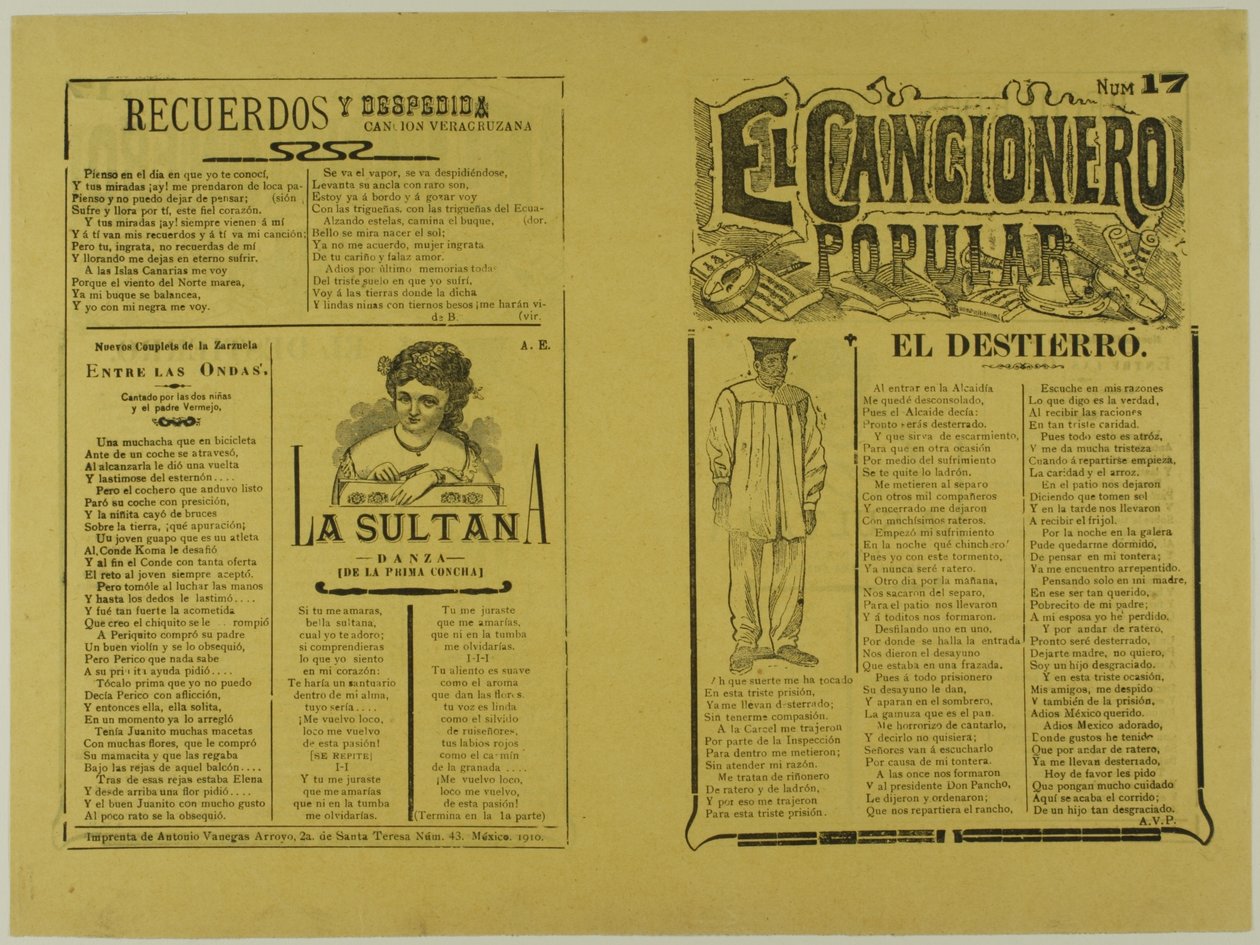 El cancionero popular, num. 17 作： ホセ・グアダルーペ・ポサダ