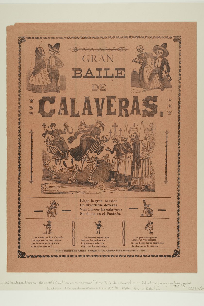 Großer Ball der Calaveras 作： ホセ・グアダルーペ・ポサダ