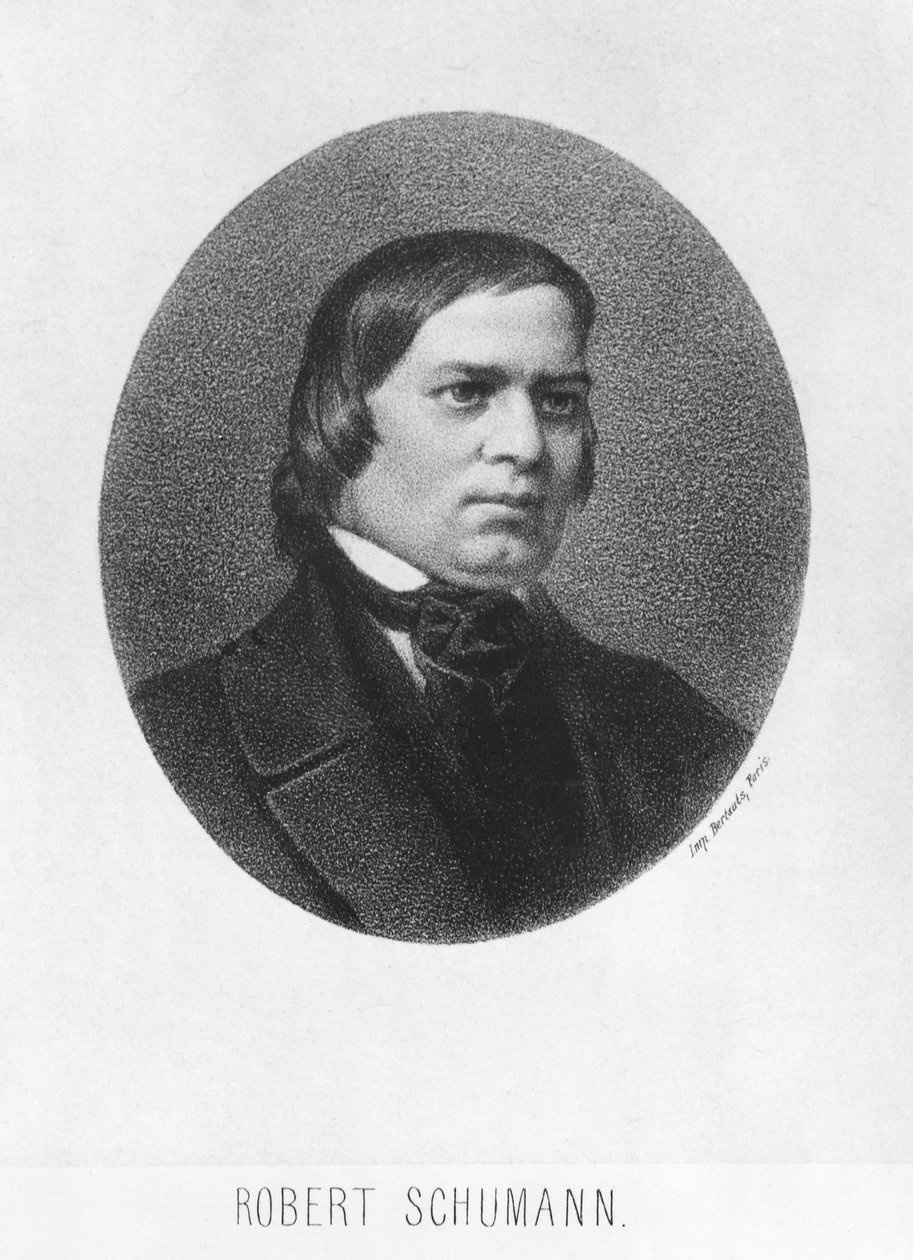 ロバートシューマン、1839年 作： ヨセフ・ニコラウス・クリーフバー