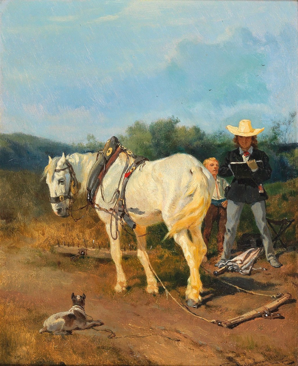 画家 作： Josef Anton Strassgschwandtner