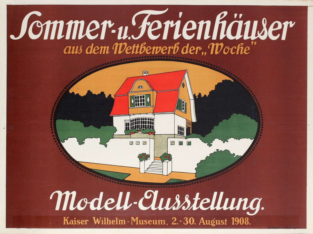 Summer & Holiday Homes, 1908年。 作： Josef Bichlmeier
