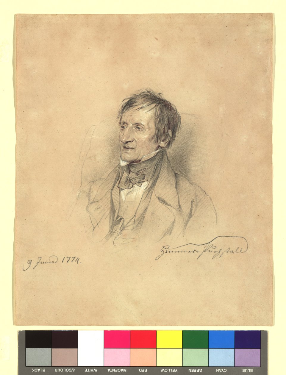 ヨーゼフ・フォン・ハマー（1774-1856）、外交官、東洋学者 作： ジョセフ・ダンハウザー