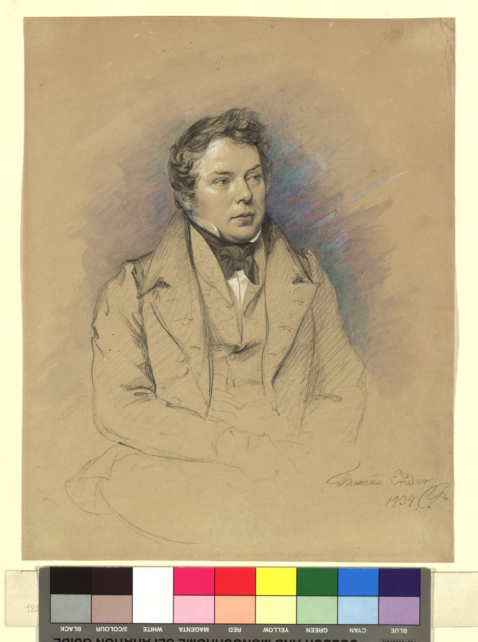トーマス・エンダー（1793-1875）、画家 作： ジョセフ・ダンハウザー