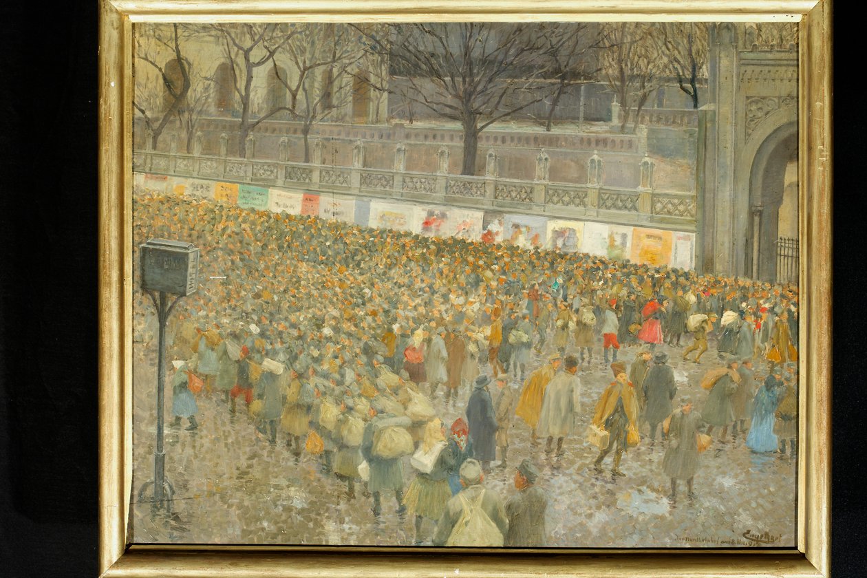 1918年11月8日の北駅 作： ジョゼフ・エンゲルハート