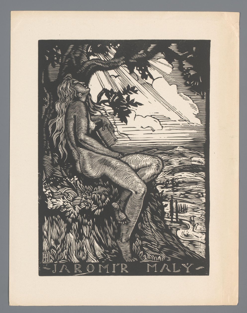 Ex libris van Jaromír Malý 作： ジョセフ・ホデック
