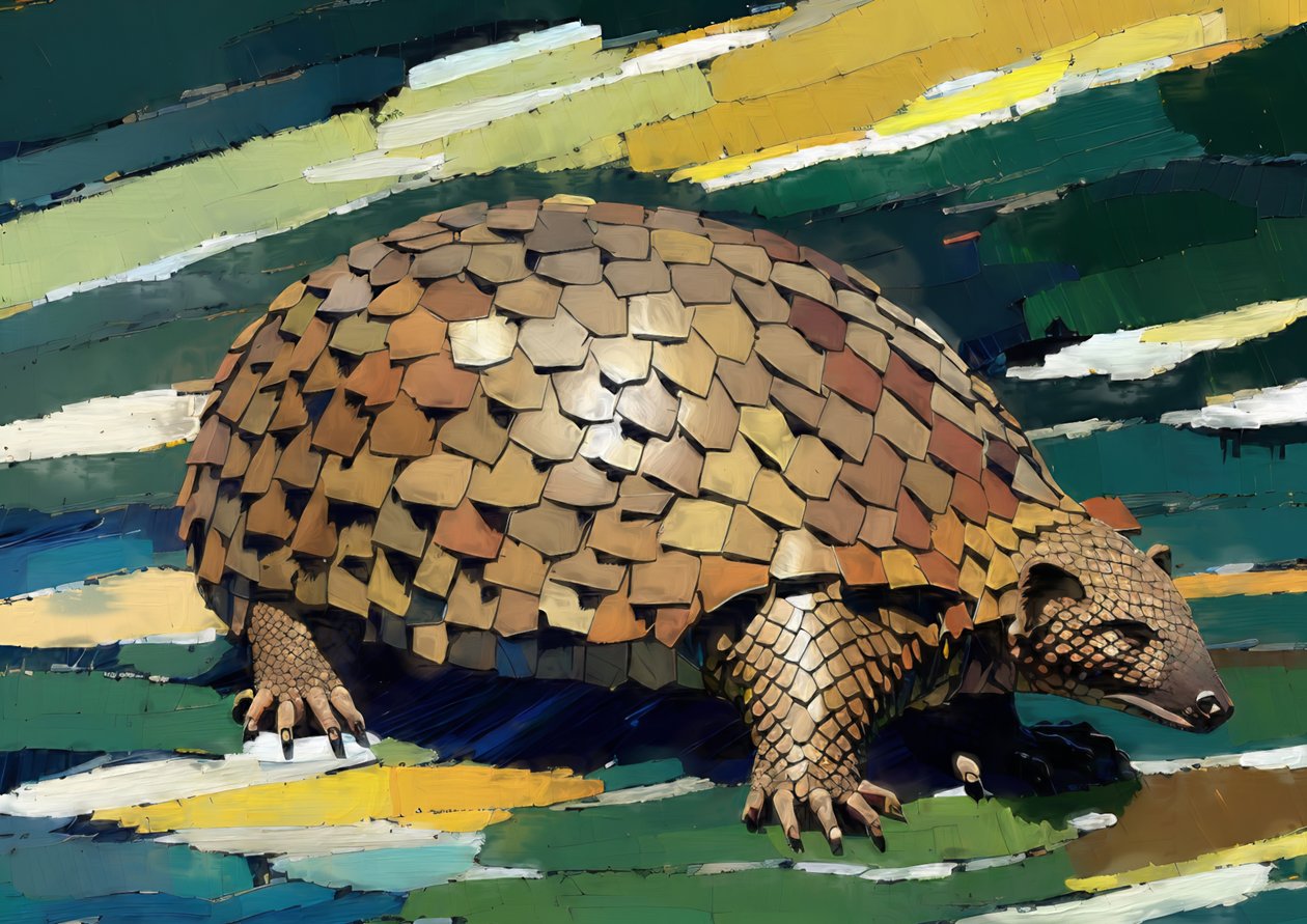動物：センザンコウ 1 作： ジョセフ・ヨハン・マイケル