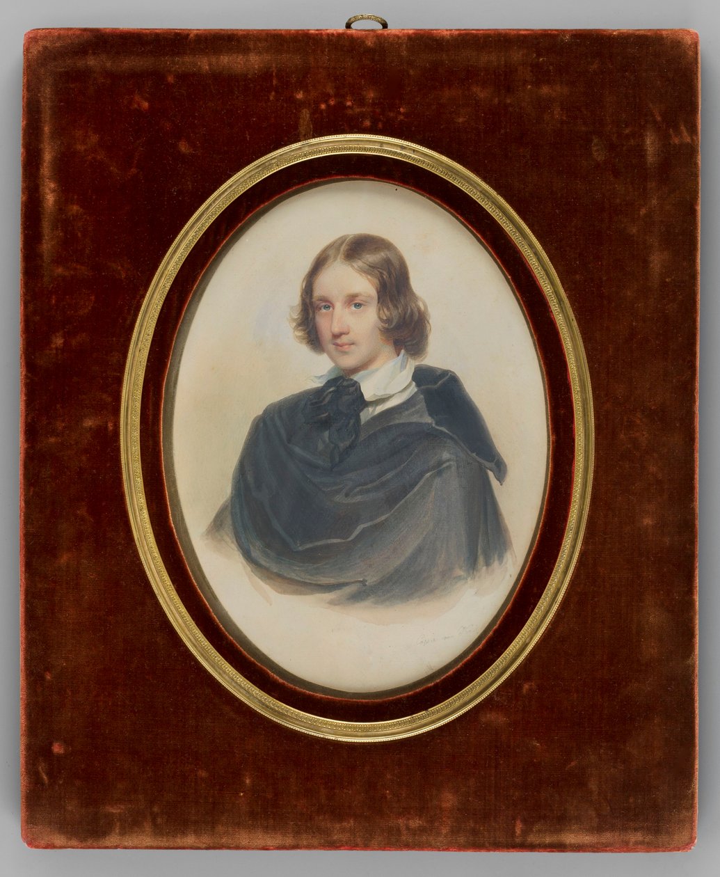 青年時代のアダム・ヨゼフ・ポトツキ（1822-1872）、アルトゥールとゾフィア（旧姓ブランicki）の息子 作： ヨーゼフ・クリフバー