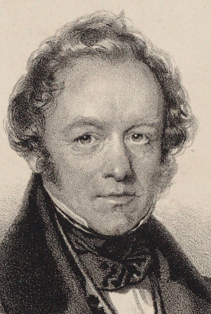 作曲家ピーター・ヨーゼフ・フォン・リンドペイントナーの肖像、1791～1856年頃。 1830年。 作： ヨーゼフ・クリフバー