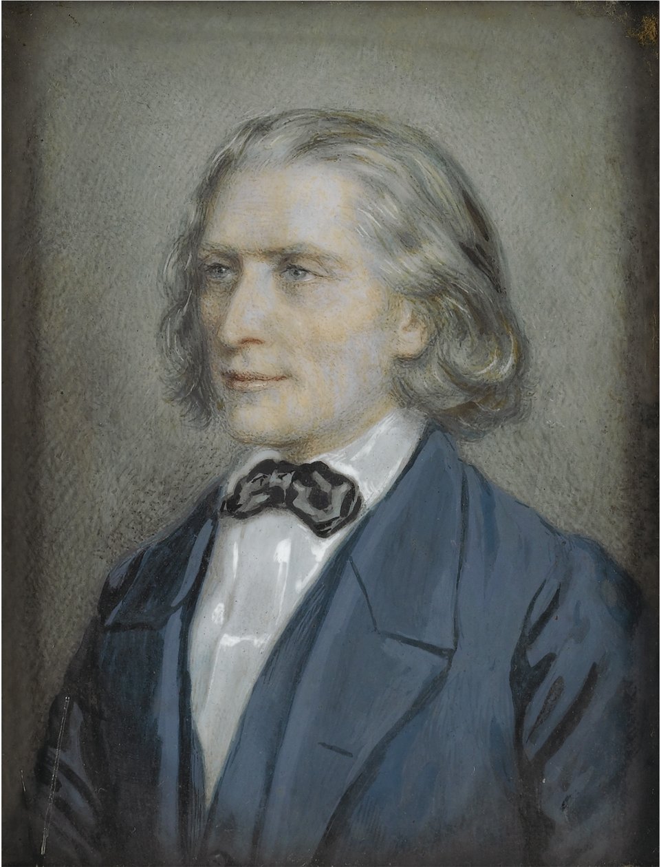 フランツリストの肖像1811-1886、1856 作： ヨセフ・ニコラウス・クリーフバー