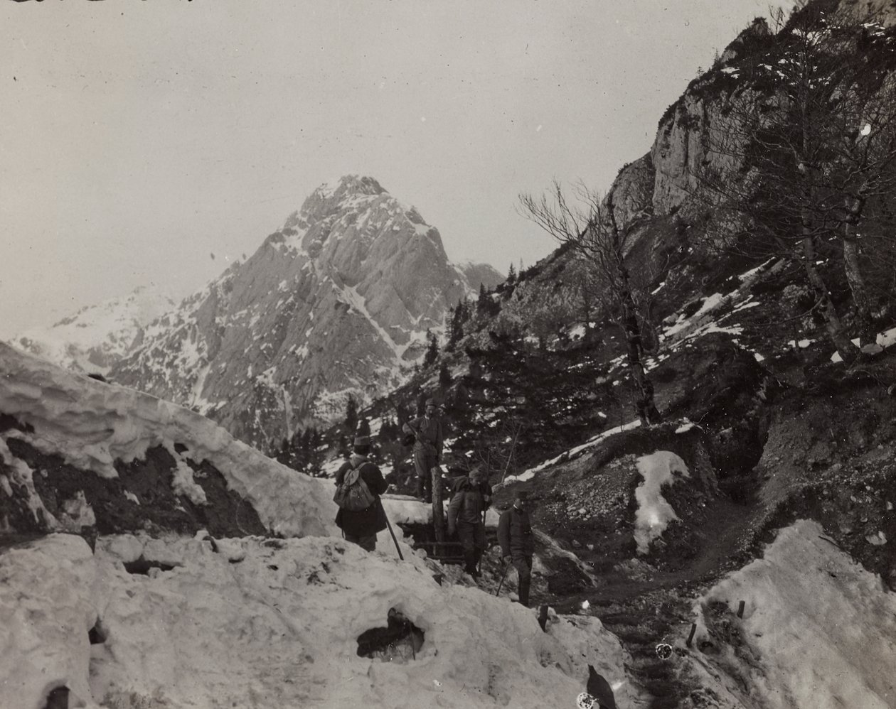 アルバム「Meine weltkriegs - Erinnerungen South-West Front (Carinthia, Italien, South Tyrol) (私の世界の戦争-南西戦線の思い出（カリンシア、イタリア、トレンティーノ・アルト・アディジェ）31/03/1915-12/11/1918 - Josef Zohles Wien ":ロスコーフェル（モンテ・カヴァロ）( 作： ヨーゼフ・ゾーレス