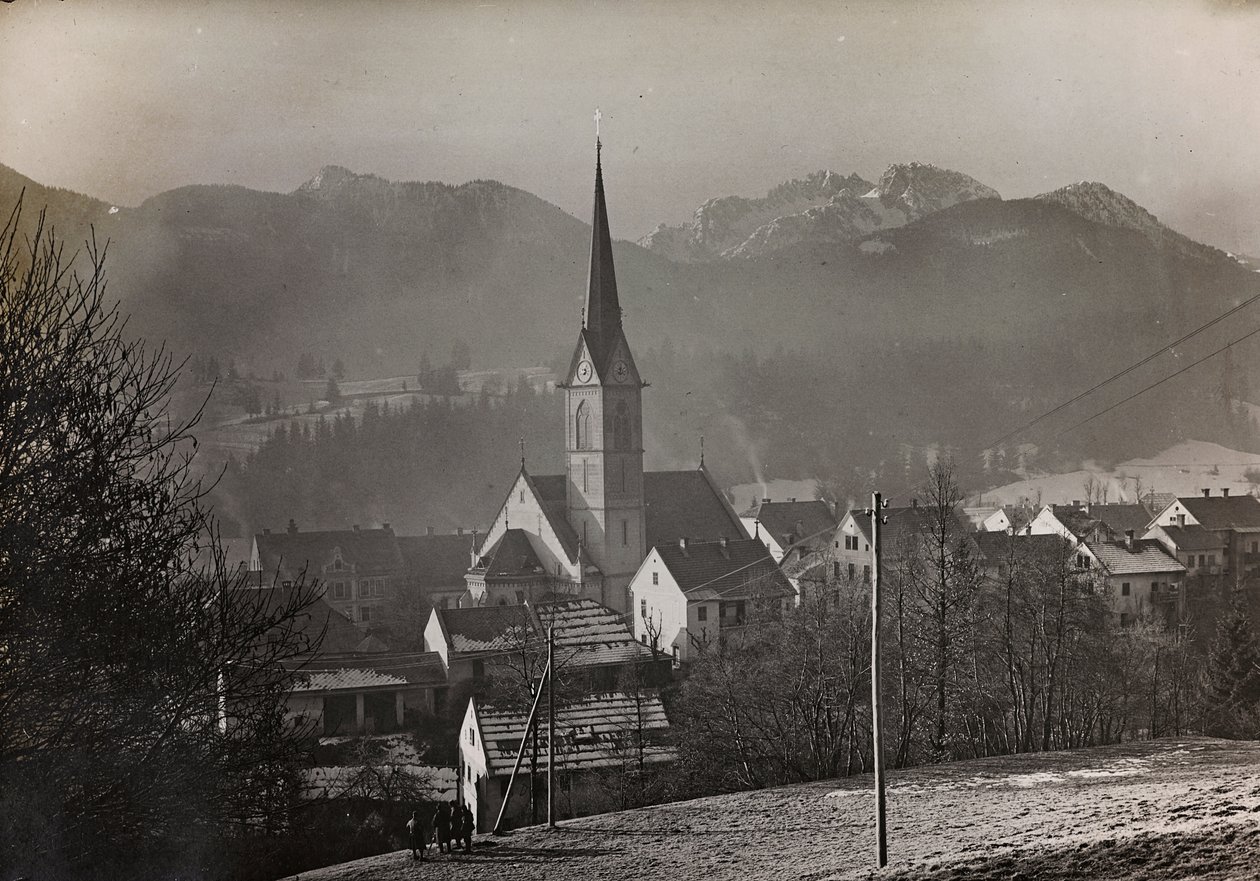 アルバム "Meine weltkriegs - Erinnerungen South-West Front (Carinthia, Italien, South Tyrol) (私の世界大戦-南西戦線の思い出（カリンシア、イタリア、トレンティーノ・アルト・アディジェ）1915年3月31日-1918年11月19日 - Josef Zohles Wien ": Hermagor-Preseggerの風景。 作： ヨーゼフ・ゾーレス