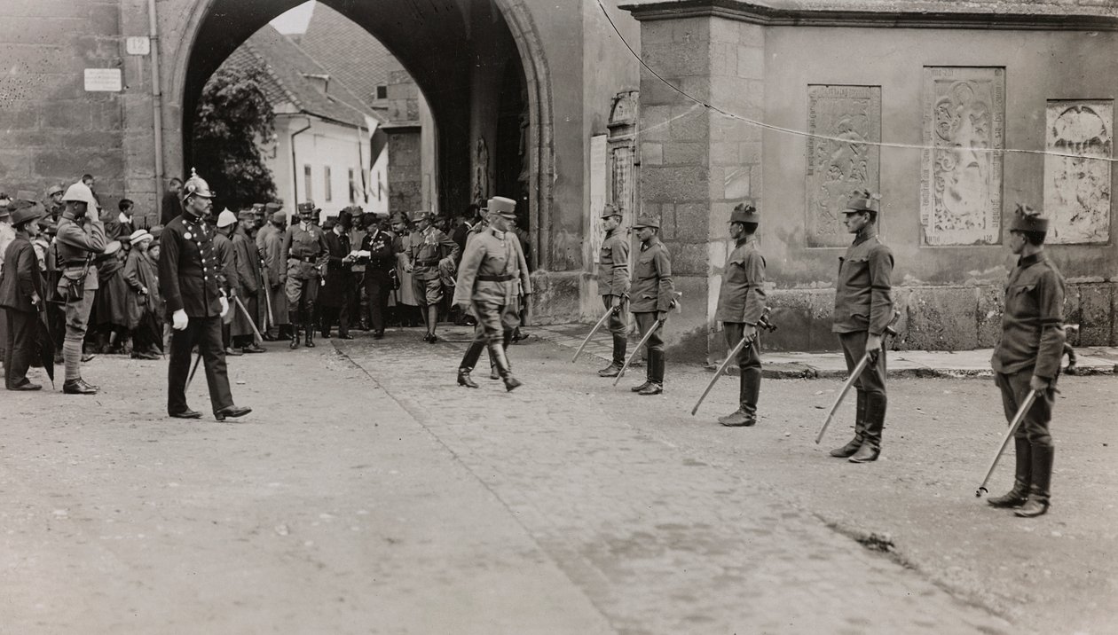 アルバム「Meine weltkriegs - Erinnerungen South-West Front (Carinthia, Italien, South Tyrol) (私の世界大戦 - 南西部戦線の記憶（カリンシア、イタリア、トレンティーノ・アルト・アディジェ）1915年3月31日-1918年11月19日 - Josef Zohles Wien ": Villachの兵士たち（モノクロ写真 作： ヨーゼフ・ゾーレス