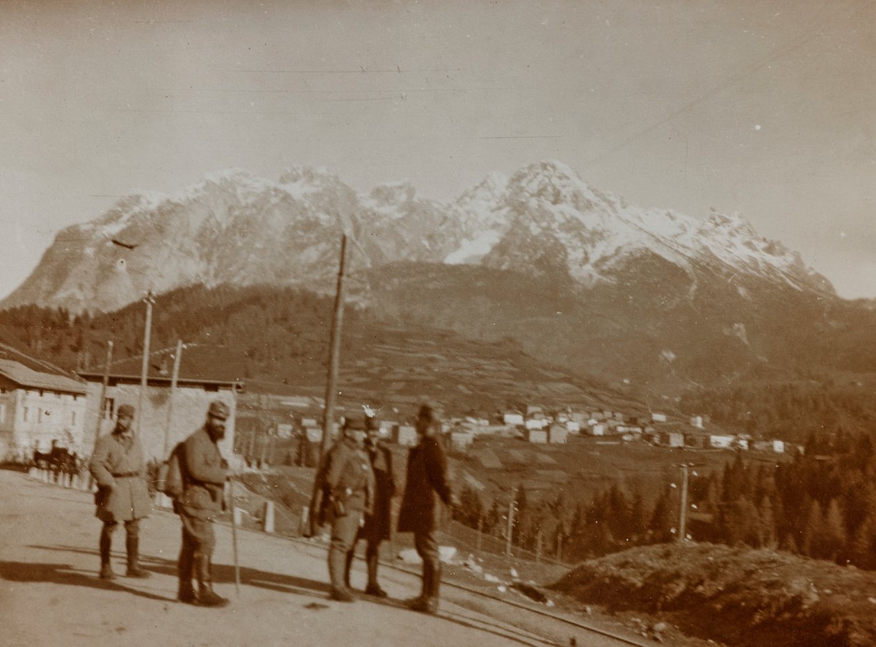 アルバム「Meine weltkriegs - Erinnerungen South-West Front (Carinthia, Italien, South Tyrol) (私の世界の戦争-南西戦線の思い出（カリンシア、イタリア、トレンティーノ・アルト・アディジェ）1915/03/1931-12/11/1918 - Josef Zohles Wien ": イタリアのオーストリア兵士たち 作： ヨーゼフ・ゾーレス