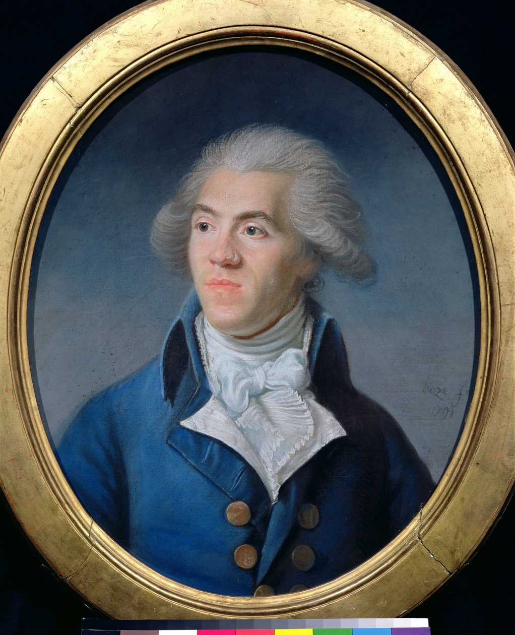 アントワーヌ・バルナヴェと推定される肖像画（1761-93）1791（紙にパステル） 作： ジョセフ・ボーズ