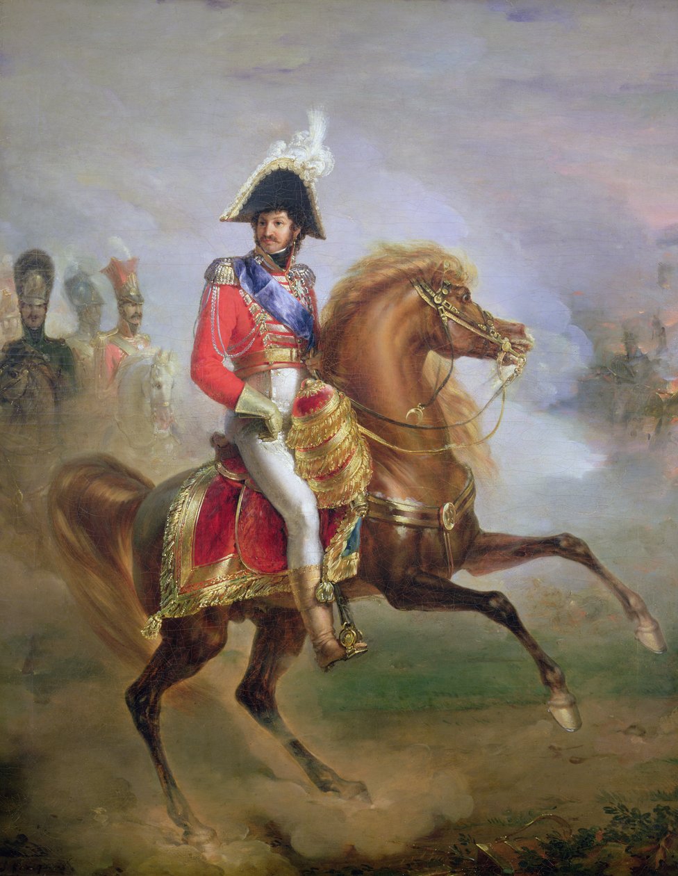 ヨアヒム・ムラット（1767-1815）乗馬、1814-15 作： ジョセフ・フランケ