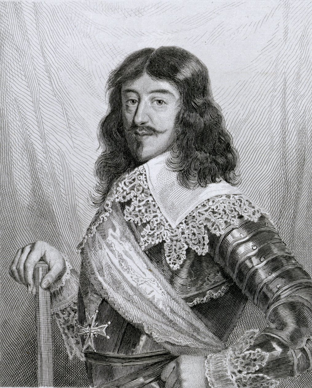 ルイ13世（1601-43）フランスの王、パニエの刻印 作： ジョセフ・レオン・ロラン・ド・レスタン・パレード