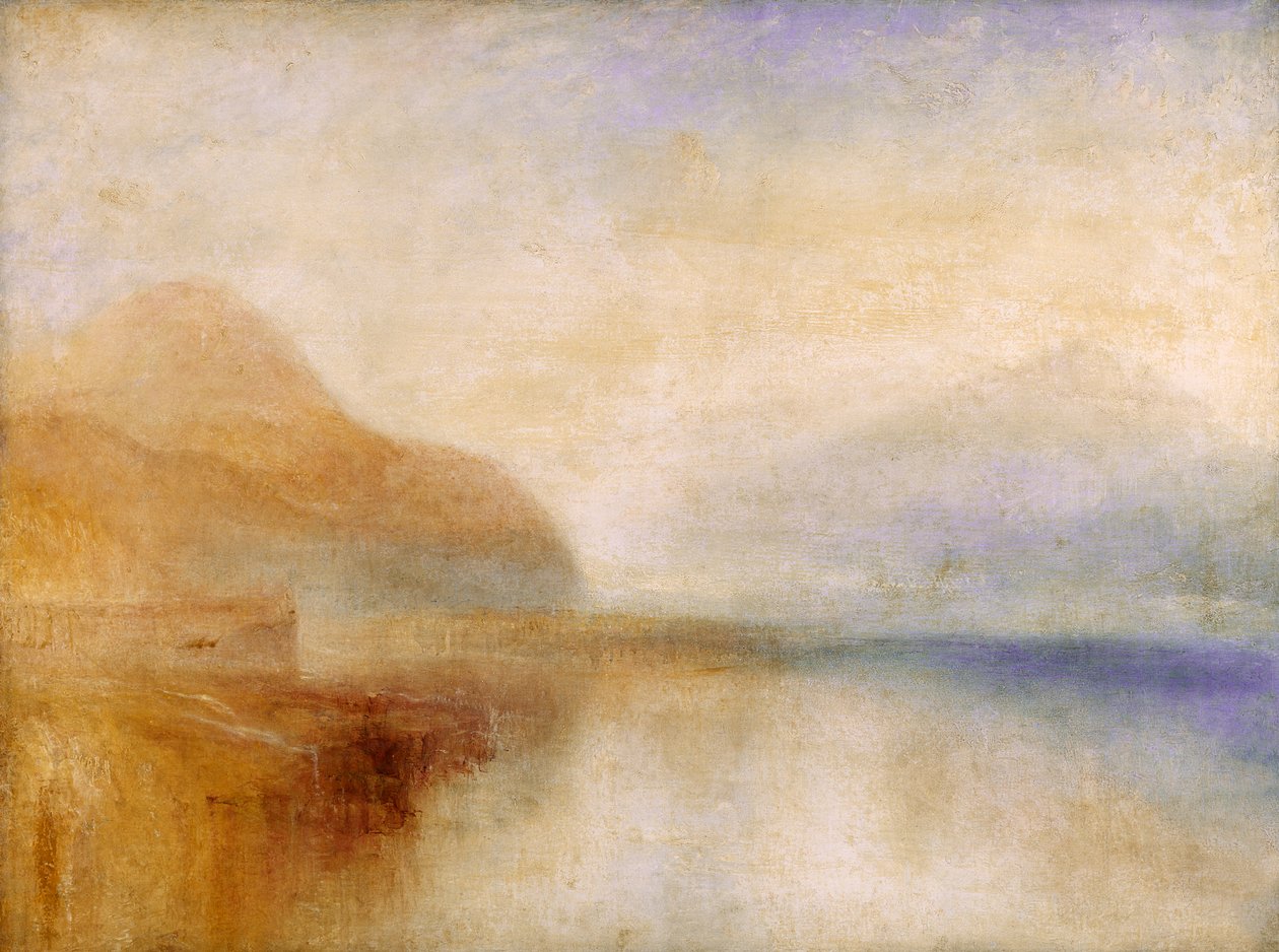Inverary Pier、Loch Fyne、朝、c.1840-50 作： ジョセフ・マロード・ウィリアム・ターナー