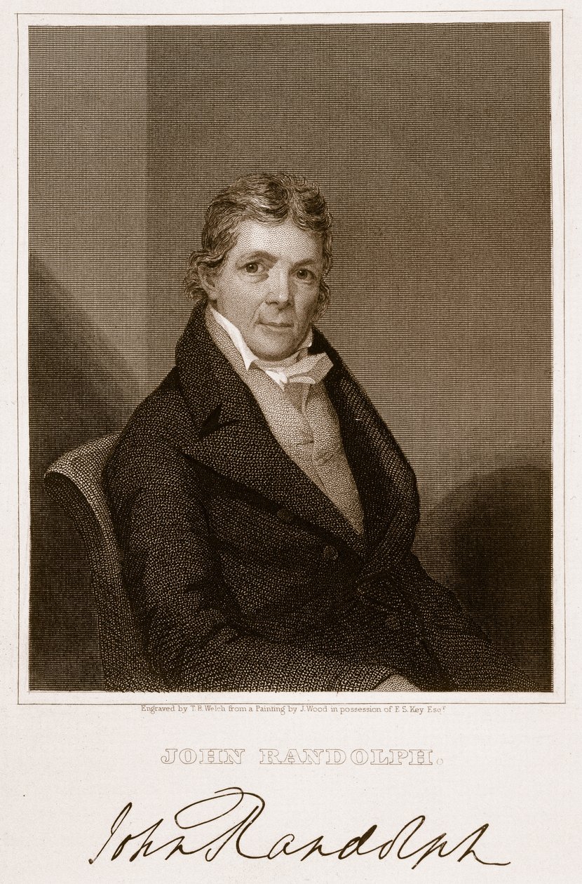 ジョンランドルフ（1773-1833）、トーマスB.ウェルチ（1814-74）によって彫刻 作： ジョセフ・ウッド
