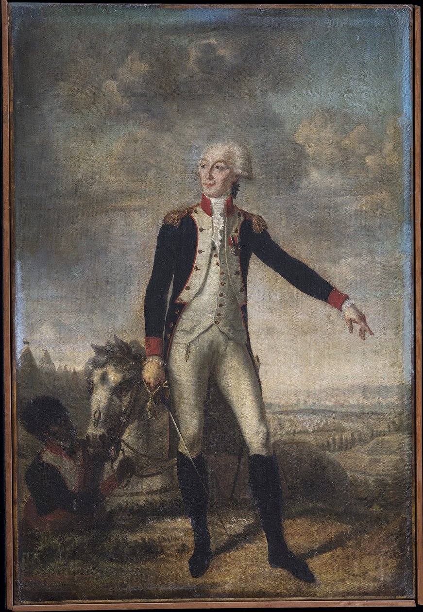 ボーズ・ジョセフ（1745-1826）によるジルベール・モティエ・ダ・フェイエット侯爵（1757-1834）の肖像。油彩・キャンバス、1785年頃。マウント・バーノン記念公園 作： ジョセフ・ボーズ