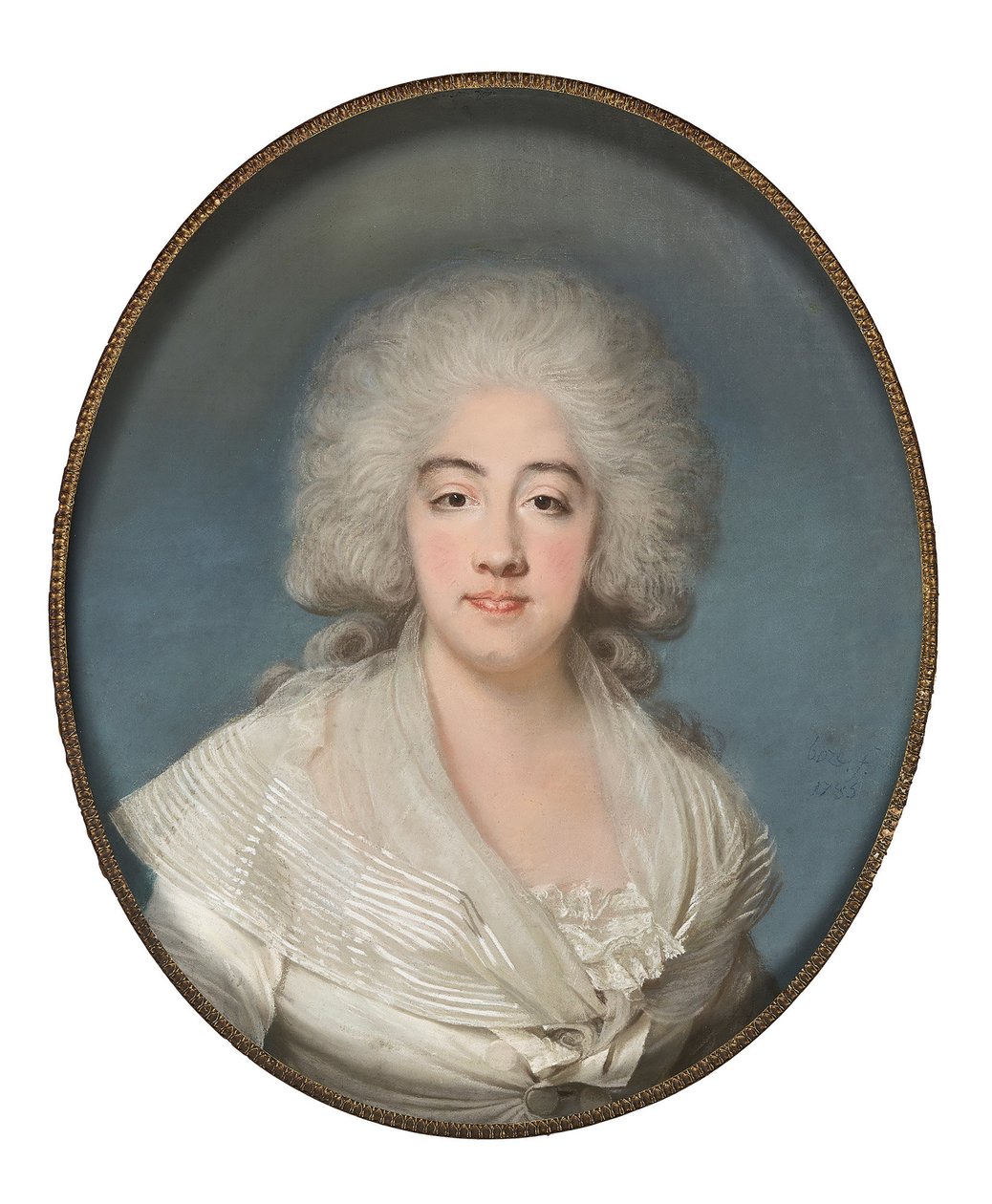 サヴォイアのマリー・ジョセフィン王女 1753-1810 年、プロヴァンス伯爵夫人、1785 年。 作： ジョセフ・ボーズ