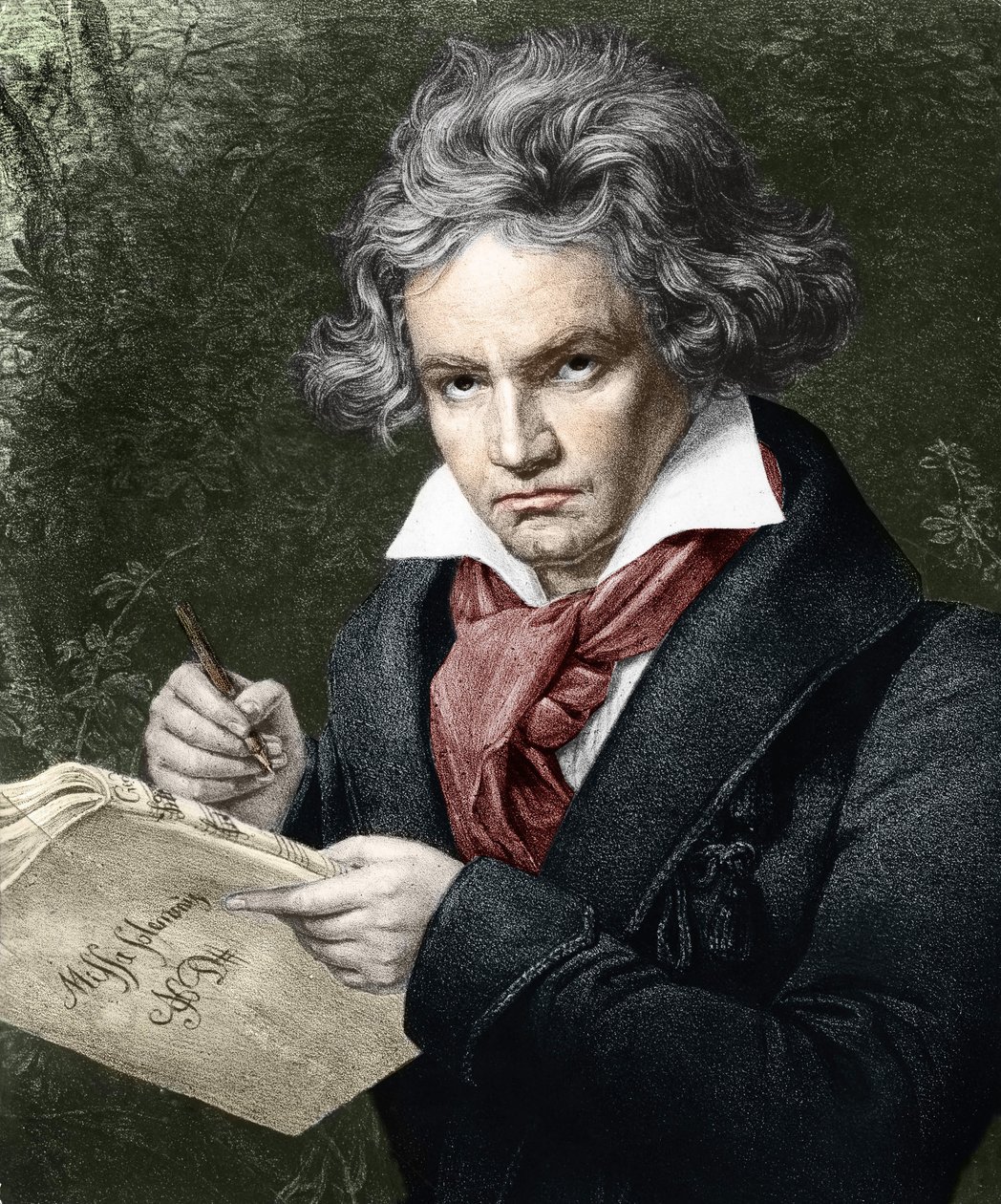 ルートヴィヒ・ヴァン・ベートーヴェン（1770-1827）、カール・ヨーゼフ・スティーラー（1781-1858）の後に「ラ・ミサ・ソレムニス」を作曲。 作： ジョセフ・カール（後）シュティーラー