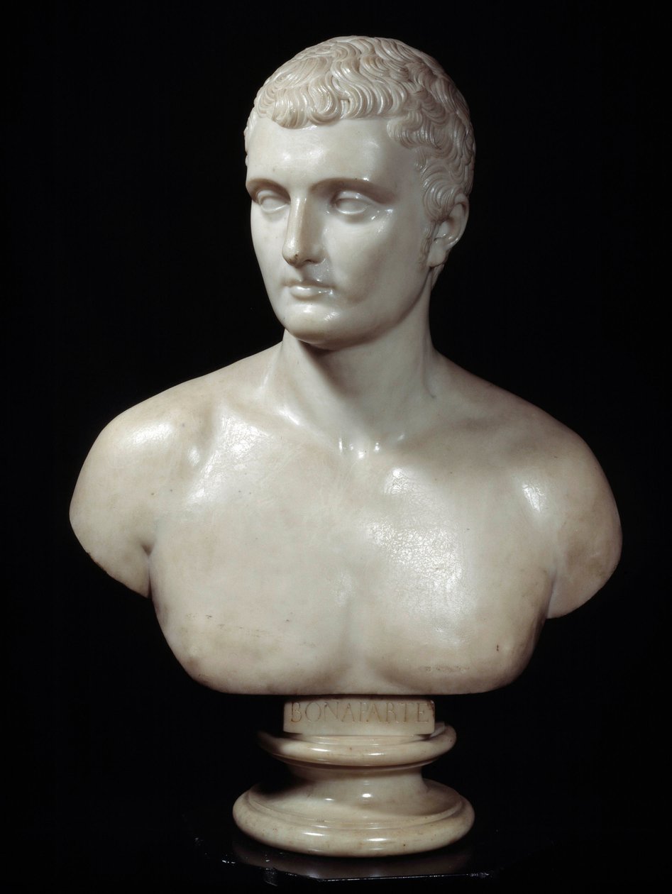ナポレオンの父、シャルル・マリー・ボナパルト（1746-1785）の胸像