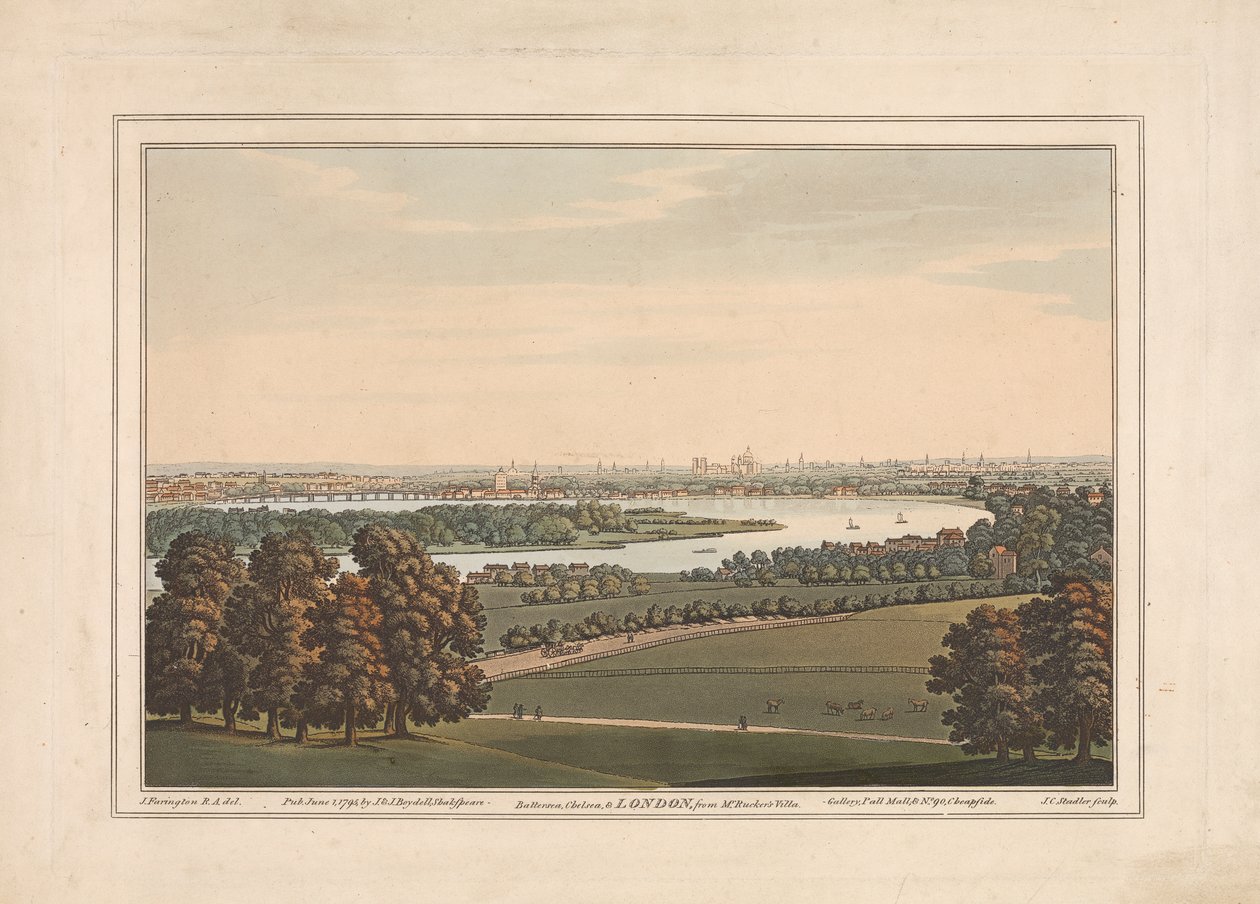 Battersea, Chelsea and London from Mr. Rucker