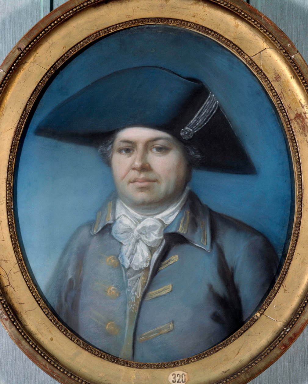 ジョルジュ・カドゥーダル（1771-1804）の肖像 彼は最も有名なシュアンの一人です。ジョセフ・デュクルー（1735-1802）による絵画。18世紀のもの。オルレアン、美術博物館 作： ジョゼフ・デュクルー
