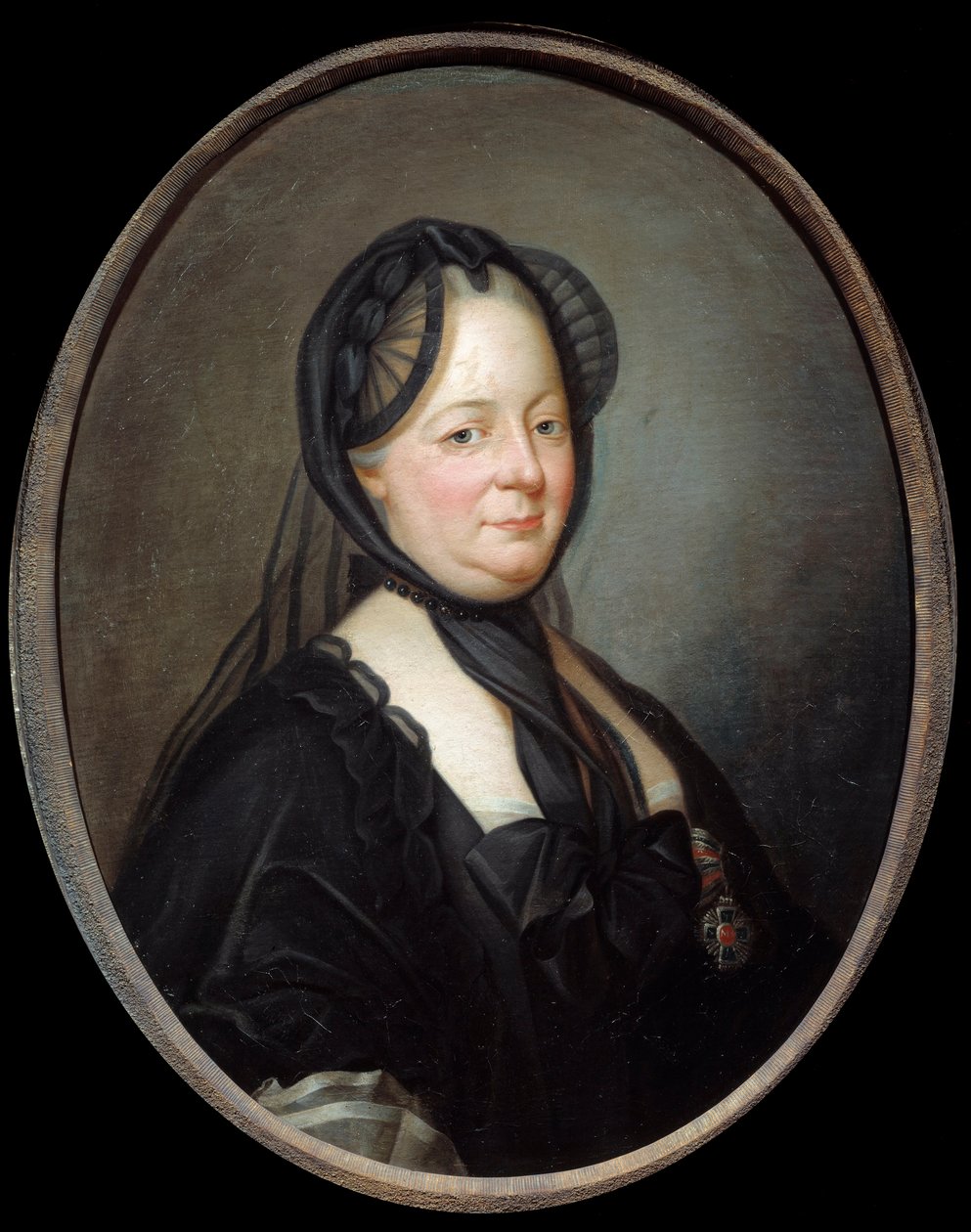 ハンガリーとボヘミアの皇后マリー・テレーズ・オブ・オーストリア（1717-1780）の肖像 ジョセフ・デュクルー（1735-1802）の絵画 18世紀 日。0,8x0,65 m - ハンガリーとボヘミアの皇后マリー・テレーズ・オブ・オーストリア（1717-1780）の肖像。絵画 作： ジョゼフ・デュクルー