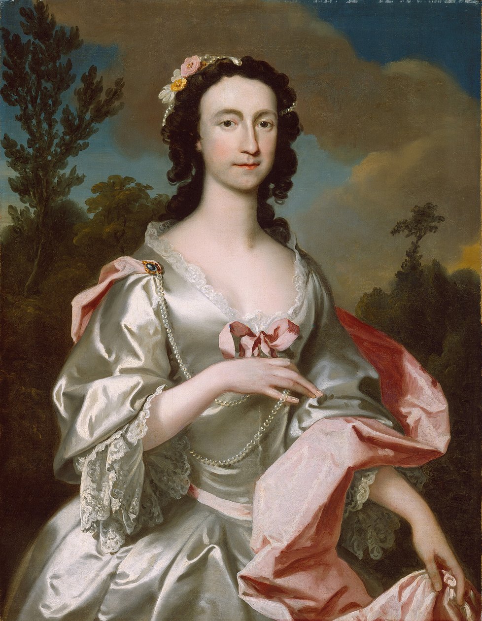 フリーマン・フラワー夫人、1747年。 作： ジョセフ・ハイモア
