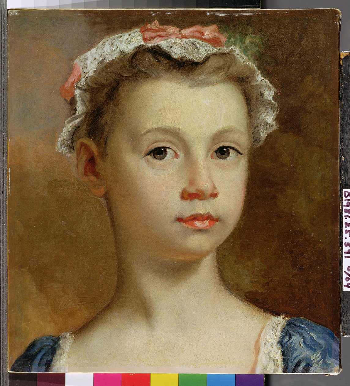 若い女の子のスケッチ、c.1730-40 作： ジョセフ・ハイモア