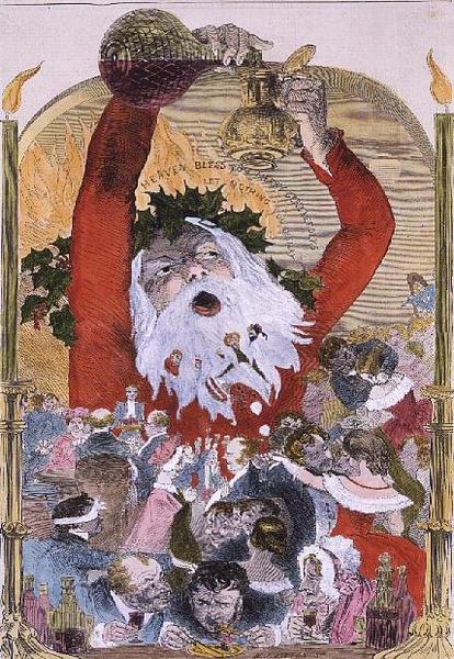 イラストレイテッド・ロンドン・ニュースのケニー・メドウズによるメリークリスマス 作： 牧草地の後のジョセフ・ケニー