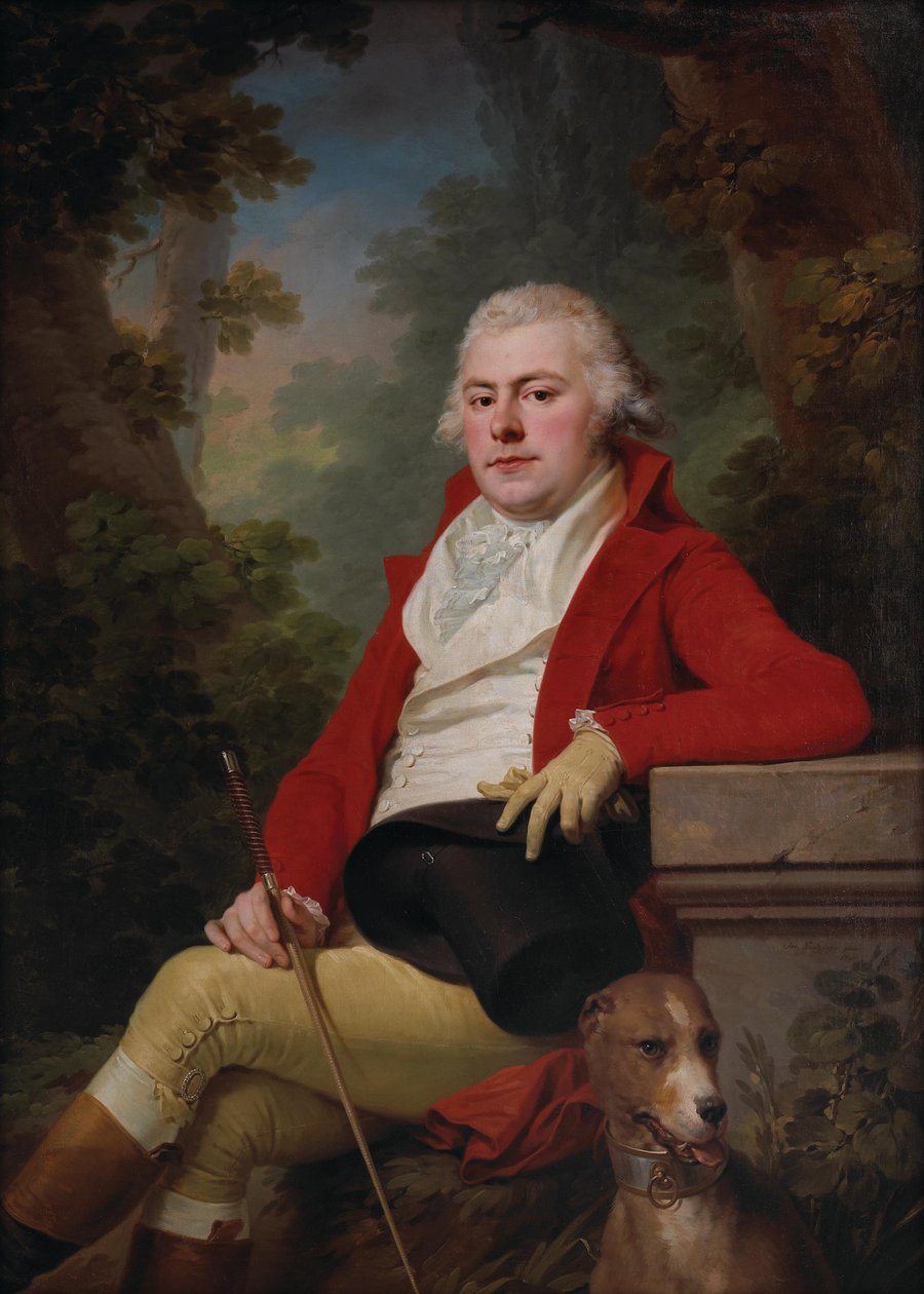 ヨゼフ・クロイツィンガーの肖像 アレクシー・ゴリーツィン 1795年 作： ジョセフ・クロイツィンガー