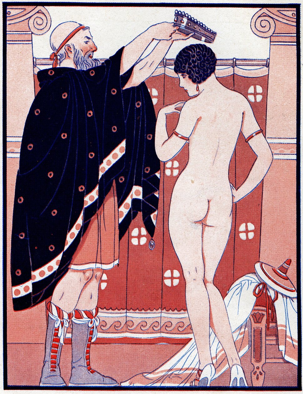 3つのフェミニン賞-美の賞-ラヴィパリジェンヌのイラスト、1929 作： ジョゼフ・クーン・レニエ